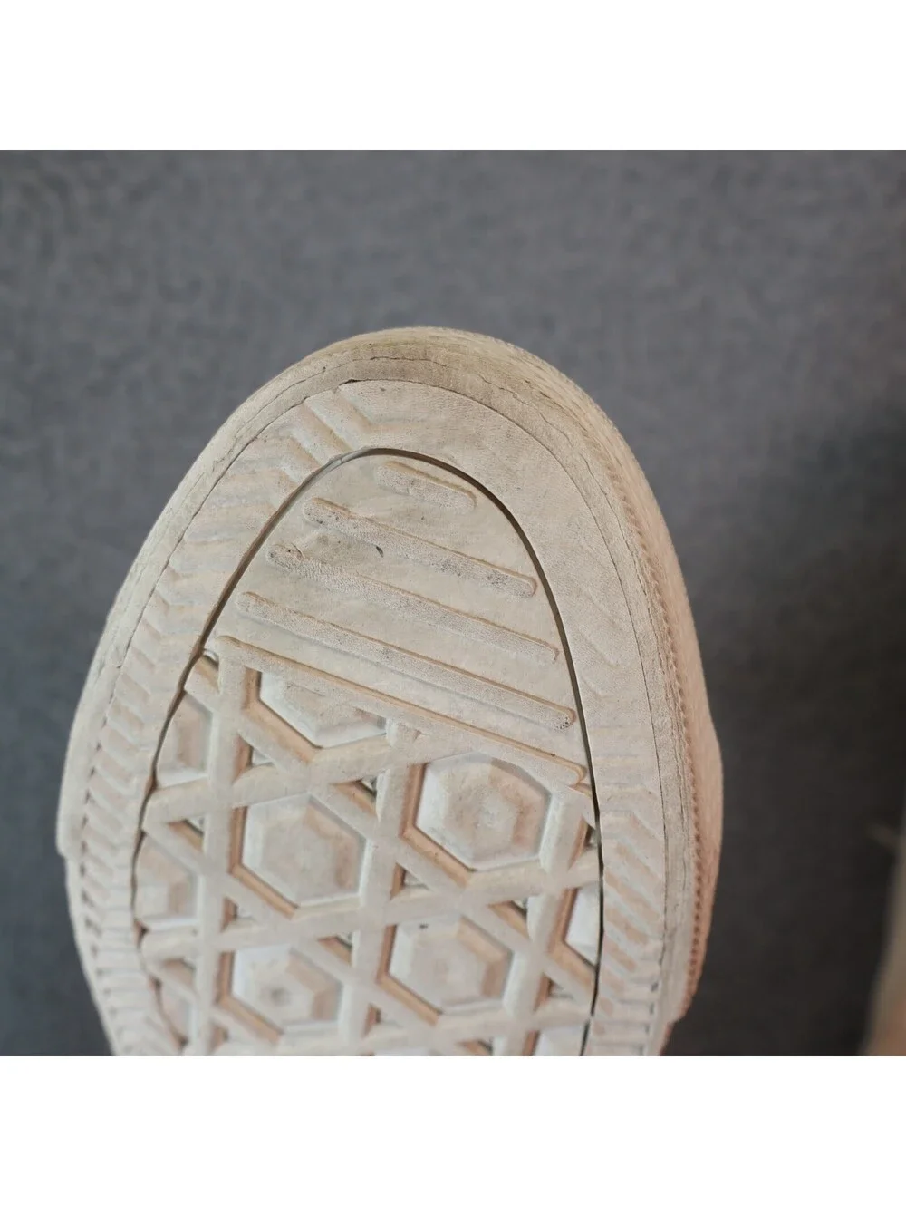ALL SAINTS Underground Low Top Beige Men Sz 9 Canvas Shoes